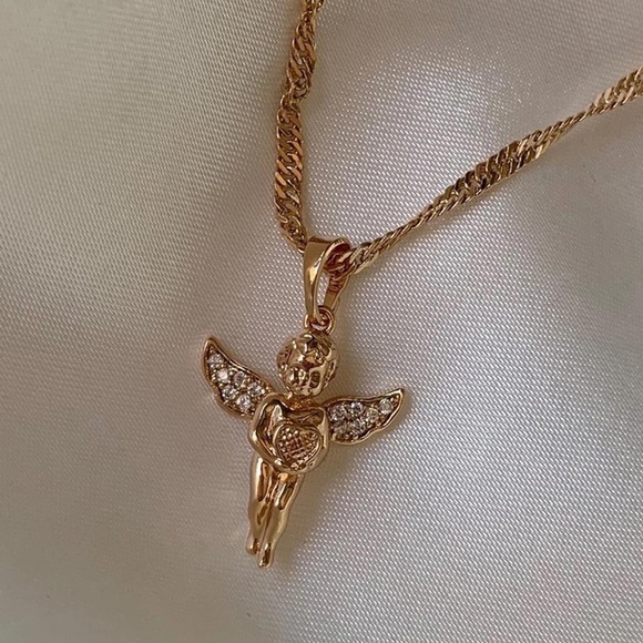 Sweet Peeps Los Angeles Baby Angel Necklace - Picture 1 of 2